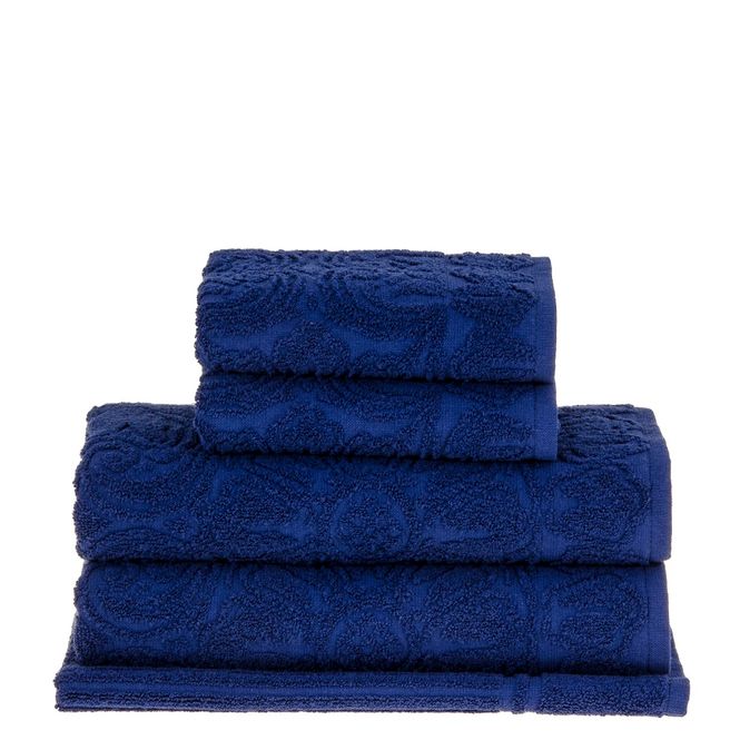jogo toalhas banho buddemeyer 5p florentina azul