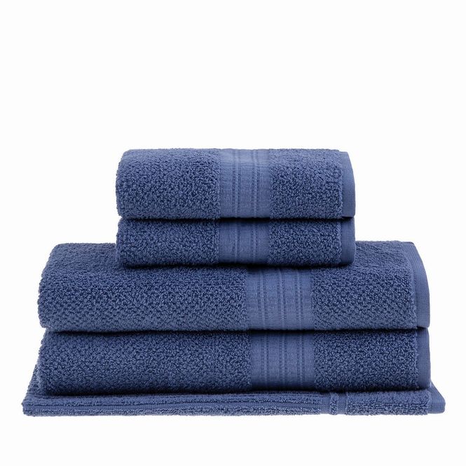 jogo toalhas banho buddemeyer 5p frape azul 1950