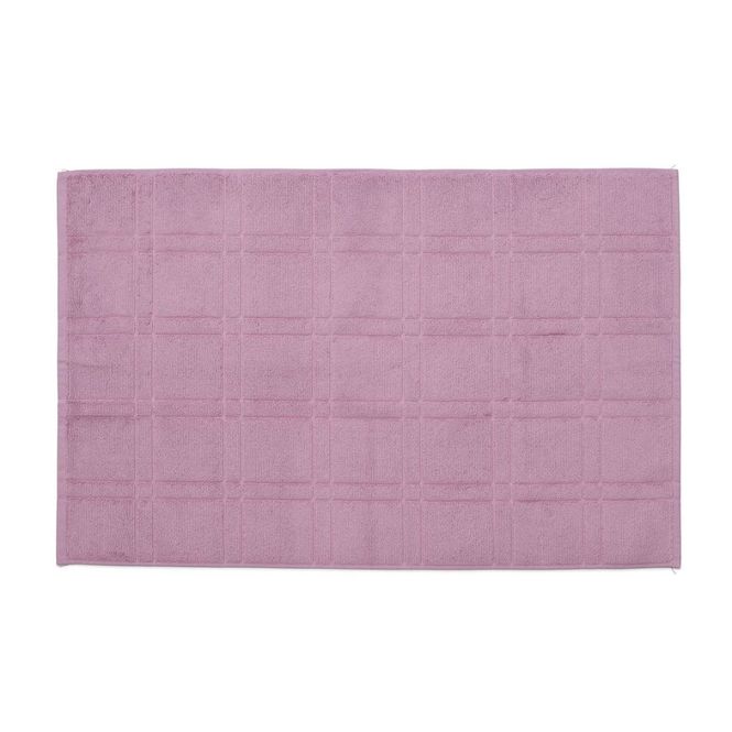 toalha piso santista antiderrapante square rosa