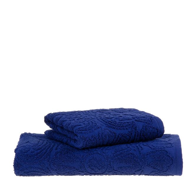 jogo toalhas banho buddemeyer 2p florentina azul