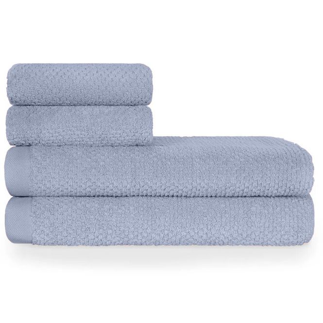 jogo toalhas banhão by the bed 4p supreme azul