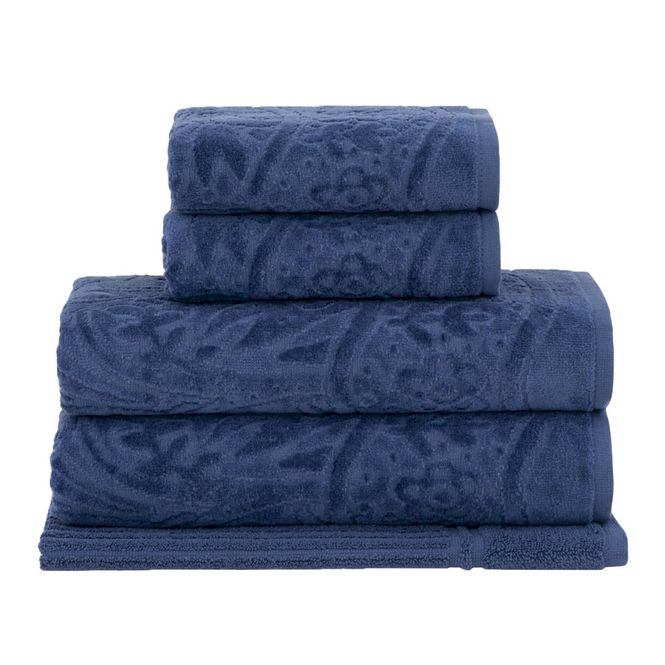 jogo toalhas banho buddemeyer 5p olinda azul