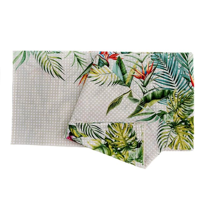 toalha mesa santista retangular royal tropicália